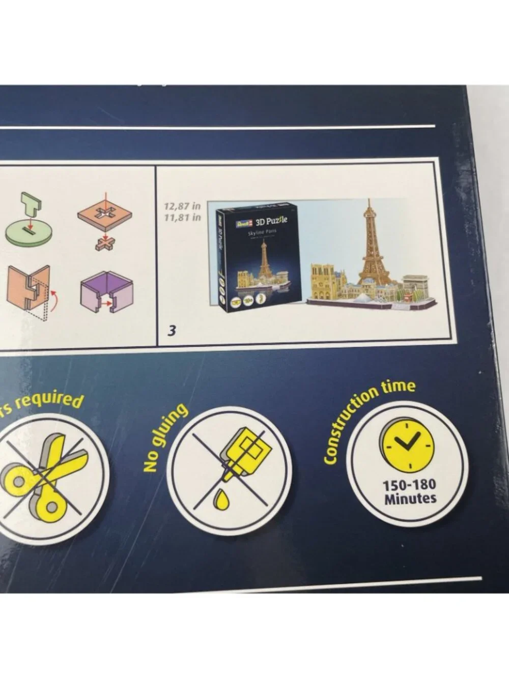 Revell 3D Puzzle Paris Skyline 114 Pieces Ages 10+